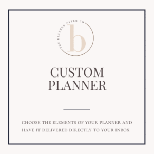 Custom Digital Planner